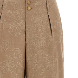 Etro Paisley Jacquard Pants