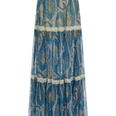 Etro Lace Insert Skirt