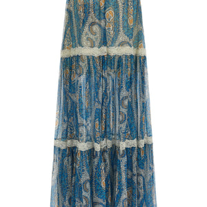 Etro Lace Insert Skirt