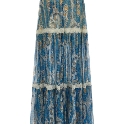 Etro Lace Insert Skirt