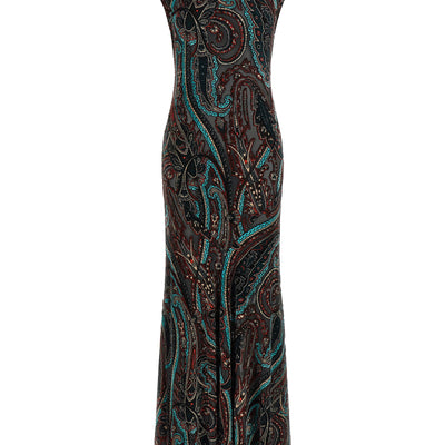 Etro Devoré Velvet Dress