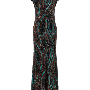 Etro Devoré Velvet Dress