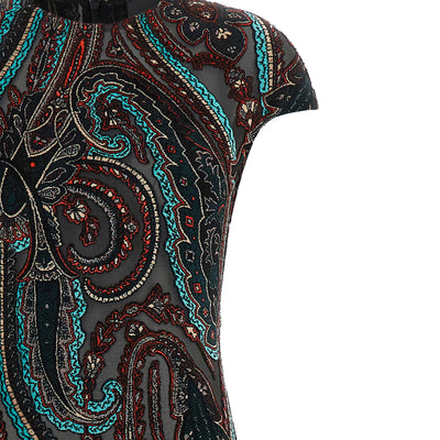 Etro Devoré Velvet Dress
