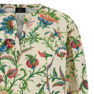 Etro Floral Cotton Blouse