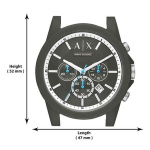 Armani Exchange Outerbanks Green Dial Men 44mm
