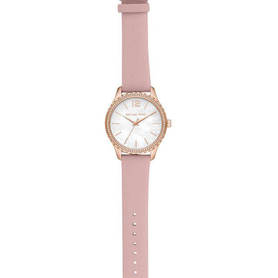 Michael Kors Layton White Mother of Pearl Dial Women 38mm