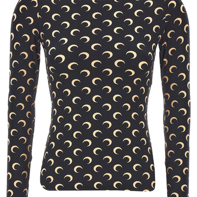 Marine Serre Moon Printed Jersey T-shirt