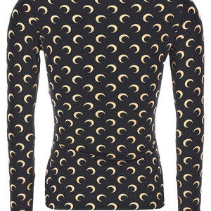 Marine Serre Moon Printed Jersey T-shirt