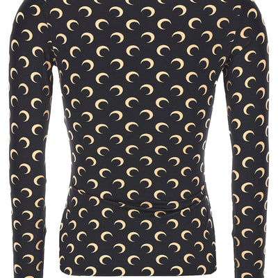Marine Serre Moon Printed Jersey T-shirt