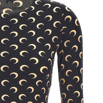 Marine Serre Moon Printed Jersey T-shirt