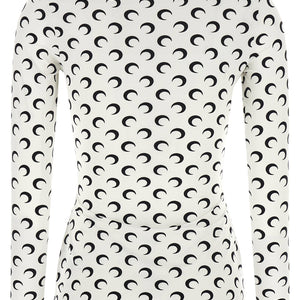 Marine Serre Moon Printed Jersey Second Skin T-shirt