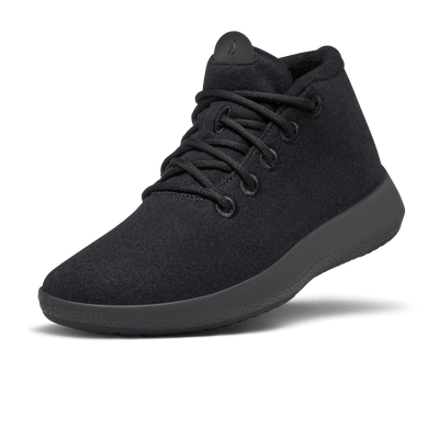 Women's Wool Runner-up Mizzles - True Black (Black Sole)