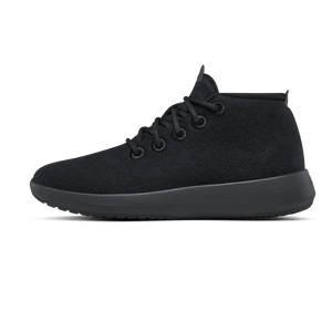 Women's Wool Runner-up Mizzles - True Black (Black Sole)