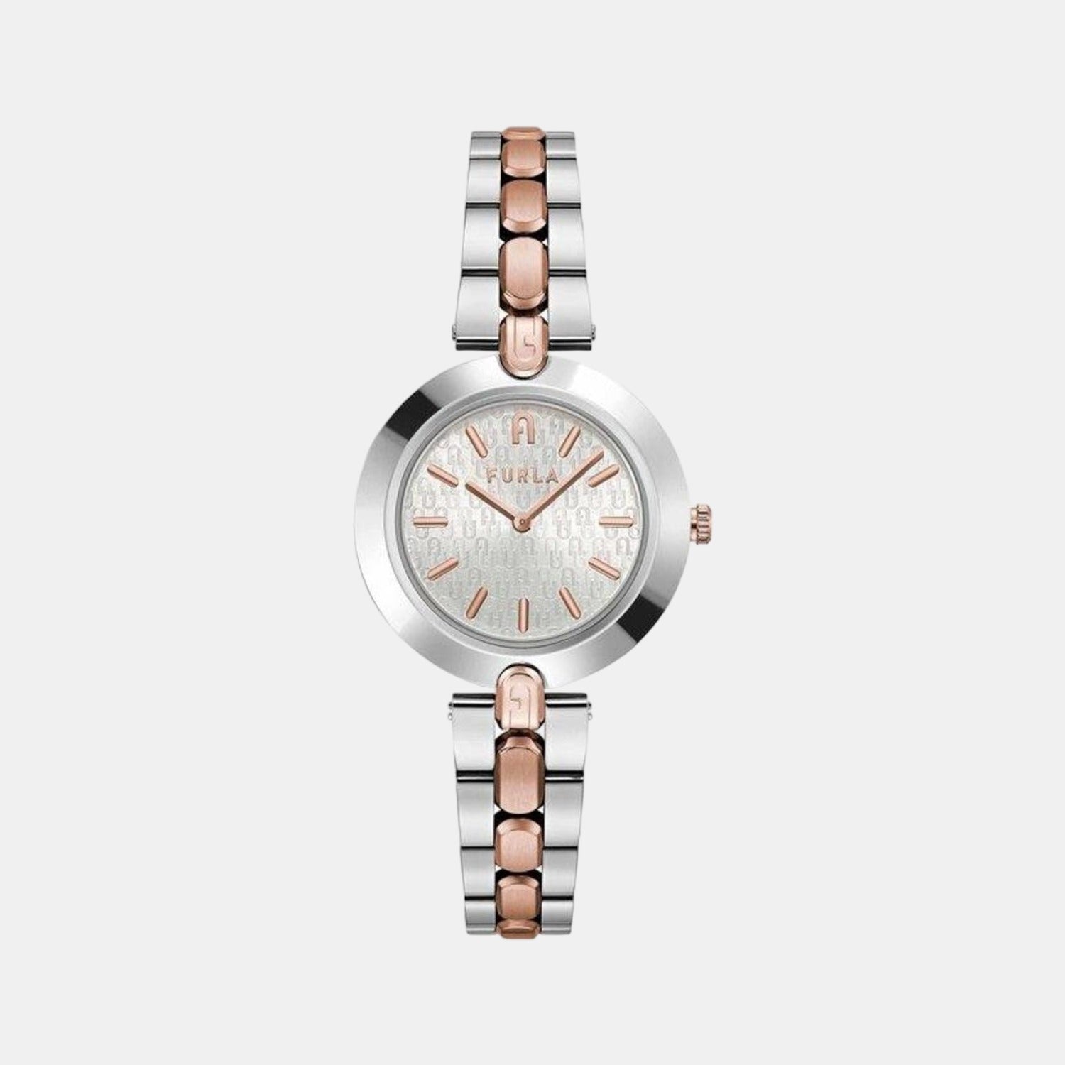 Furla Heritage Women Quartz Silver Dial Analog Stainless Steel Watch WW00002004L5