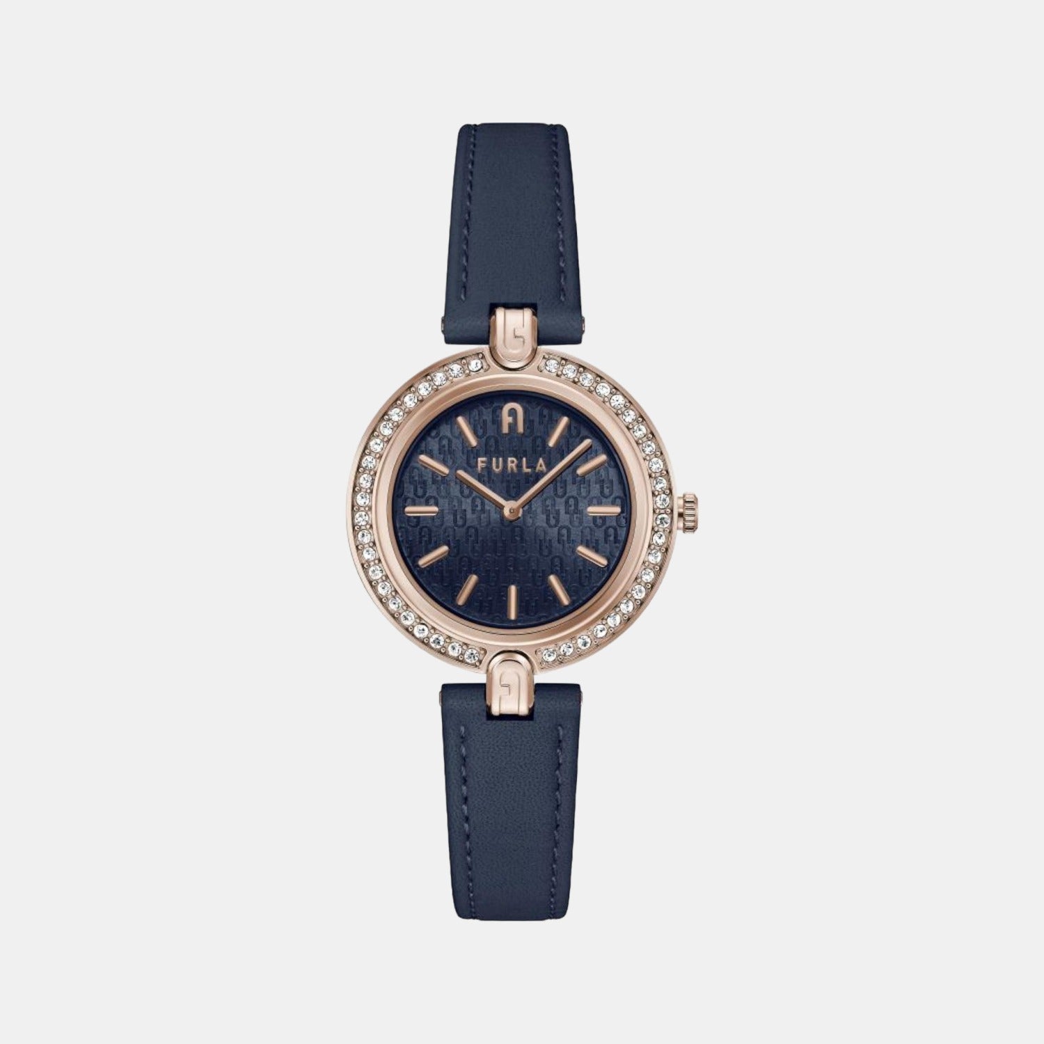 Furla Heritage Women Quartz Blue Dial Analog Leather Watch WW00002006L3