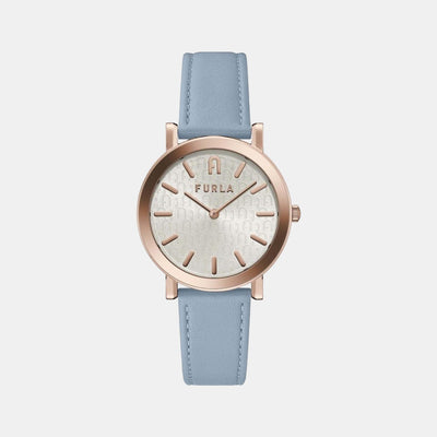 Furla Heritage Women Quartz White Dial Analog Leather Watch WW00003005L3