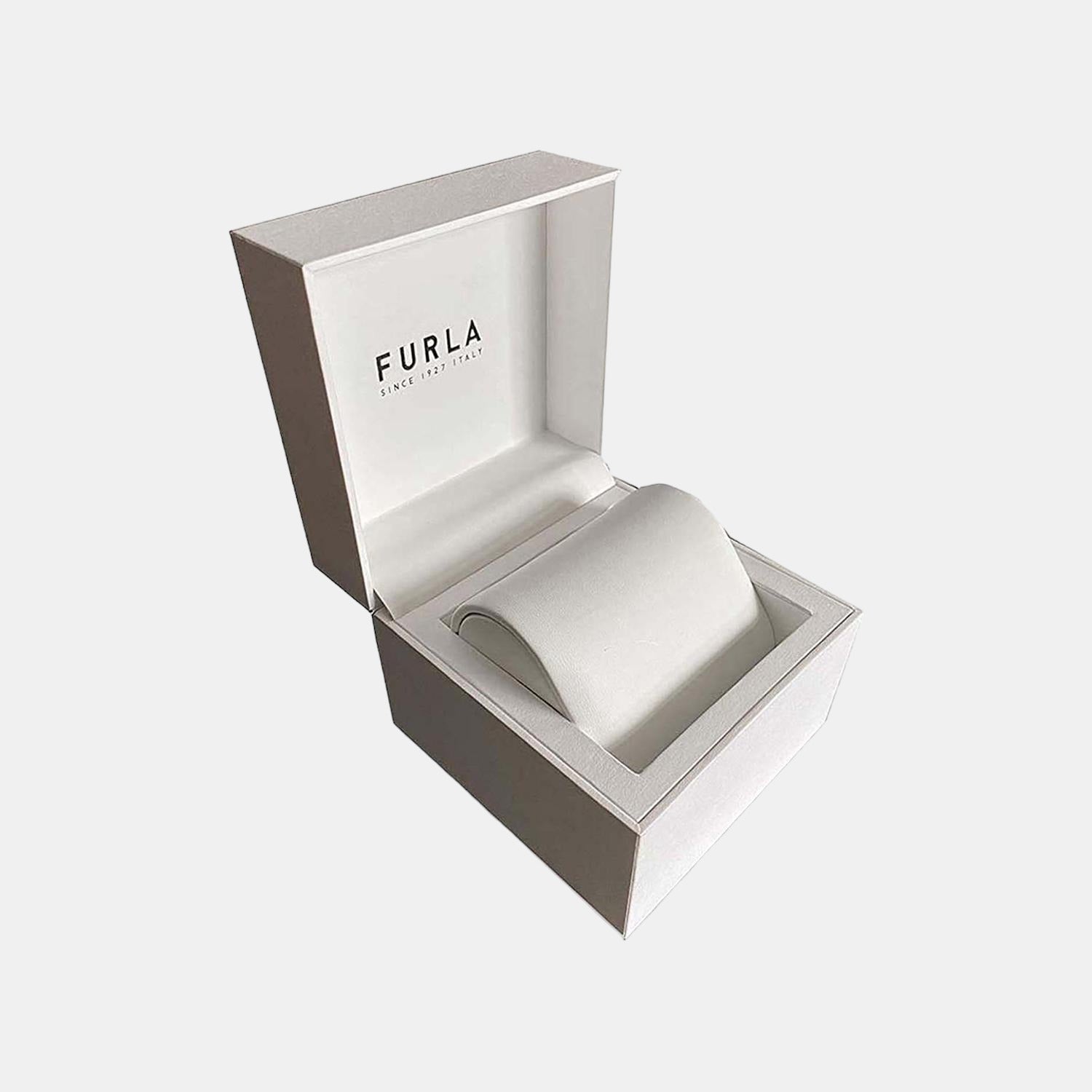 Furla Heritage Women Quartz White Dial Analog Leather Watch WW00005008L3