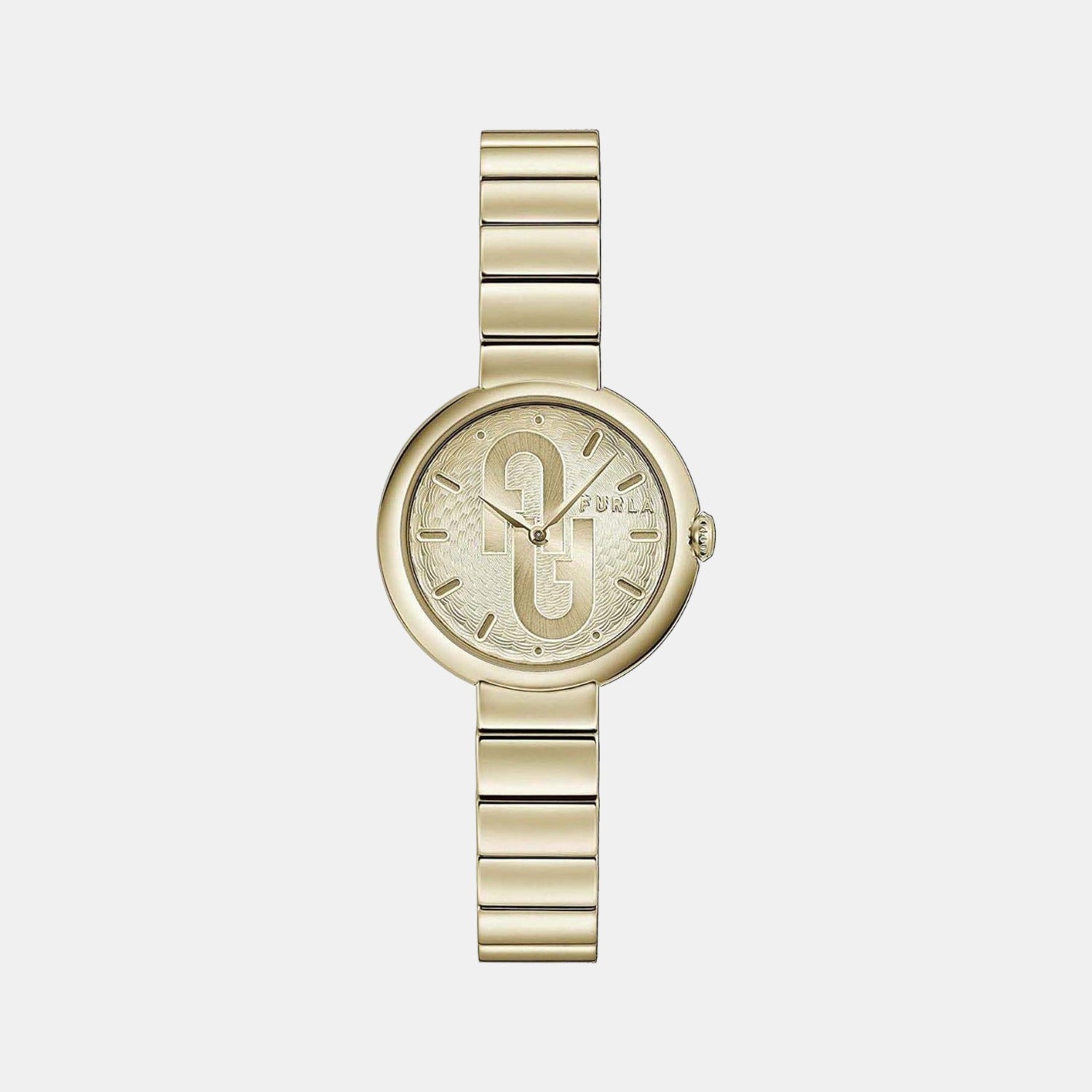 Furla Heritage Women Quartz Gold Dial Analog Stainless Steel Watch WW00005009L2