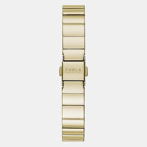 Furla Heritage Women Quartz Gold Dial Analog Stainless Steel Watch WW00005009L2