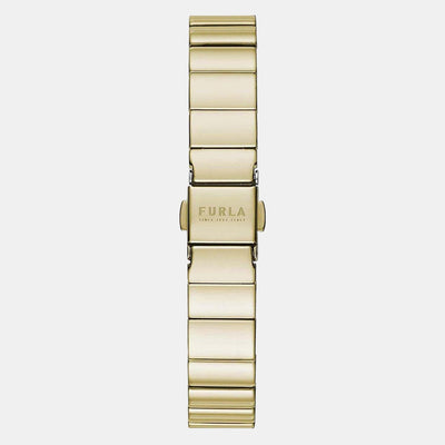 Furla Heritage Women Quartz Gold Dial Analog Stainless Steel Watch WW00005009L2