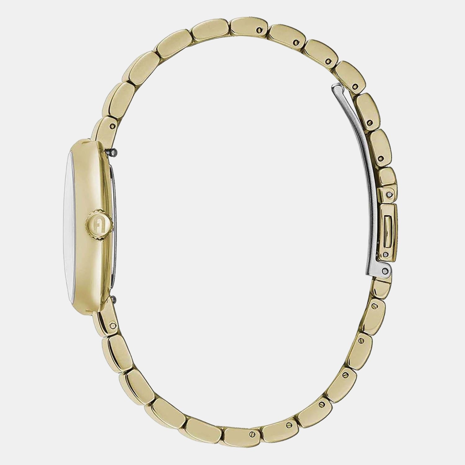 Furla Heritage Women Quartz Gold Dial Analog Stainless Steel Watch WW00005009L2