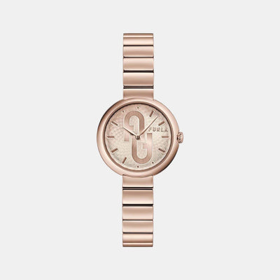 Furla Heritage Women Quartz Rose Gold Dial Analog Stainless Steel Watch WW00005010L3