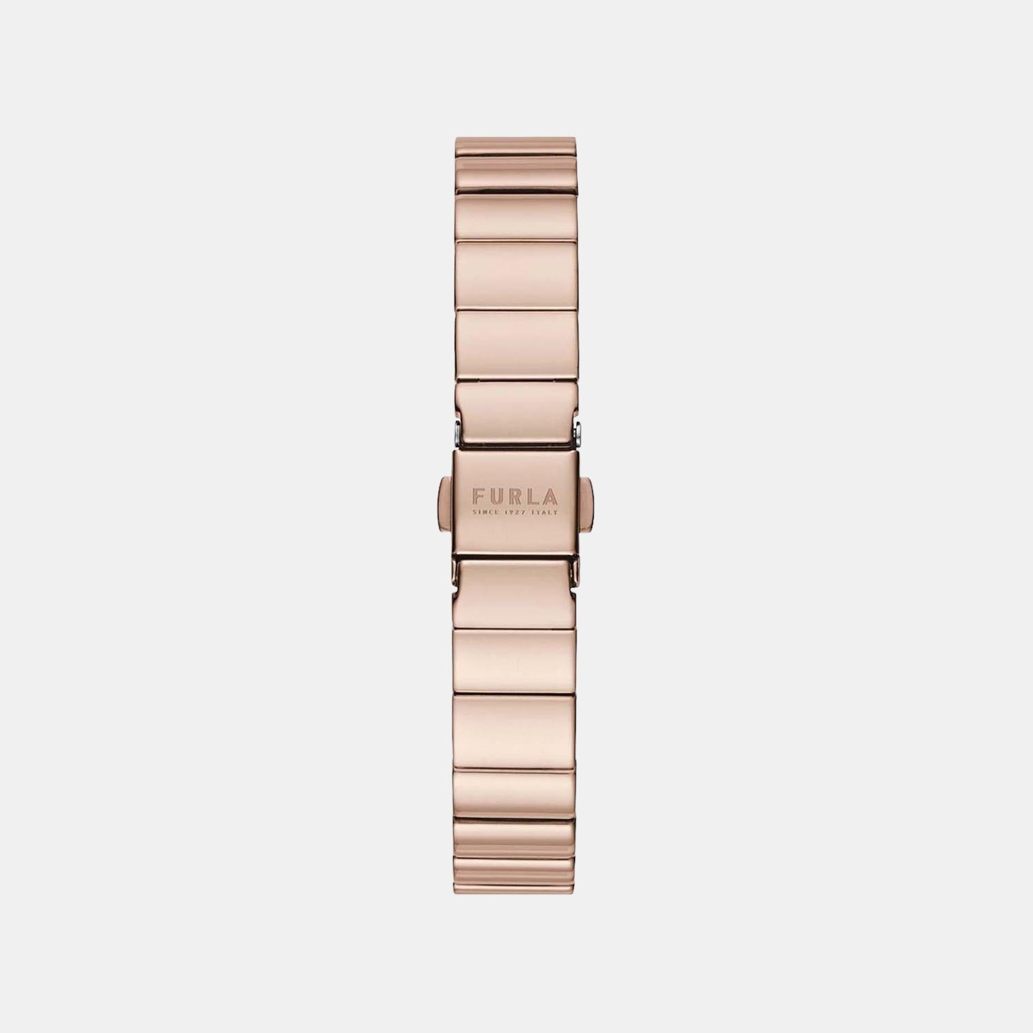 Furla Heritage Women Quartz Rose Gold Dial Analog Stainless Steel Watch WW00005010L3