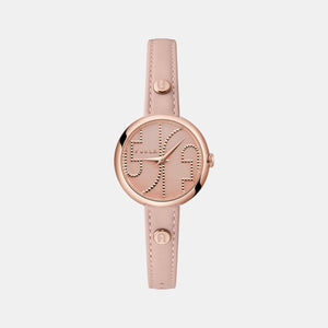 Furla Heritage Women Quartz Rose Gold Dial Analog Leather Watch WW00005012L3