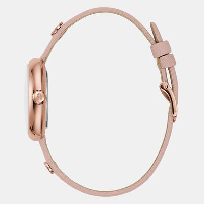 Furla Heritage Women Quartz Rose Gold Dial Analog Leather Watch WW00005012L3
