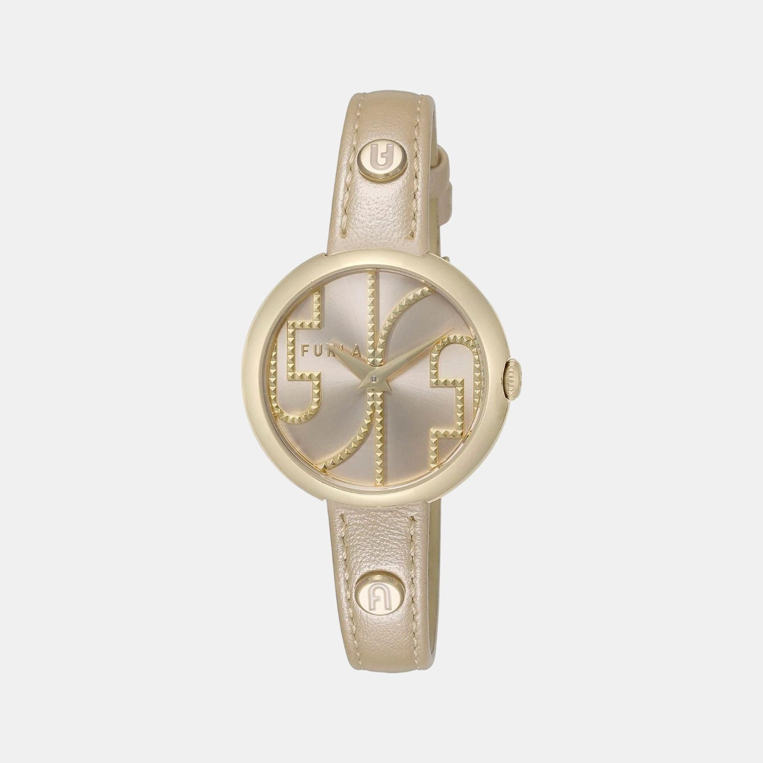 Furla Heritage Women Quartz Blue Dial Analog Leather Watch WW00005013L2
