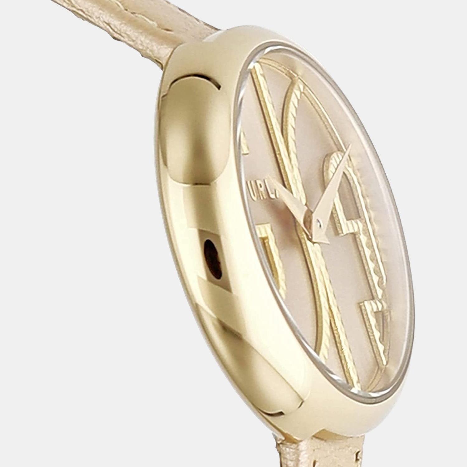 Furla Heritage Women Quartz Blue Dial Analog Leather Watch WW00005013L2