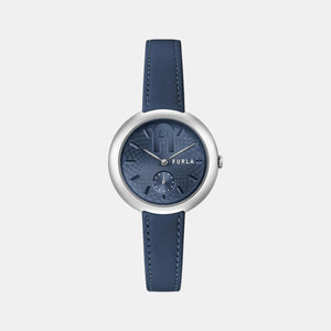 Furla Heritage Women Quartz Silver Dial Analog Leather Watch WW00013002L1