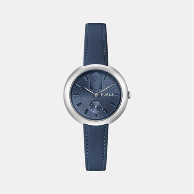 Furla Heritage Women Quartz Silver Dial Analog Leather Watch WW00013002L1