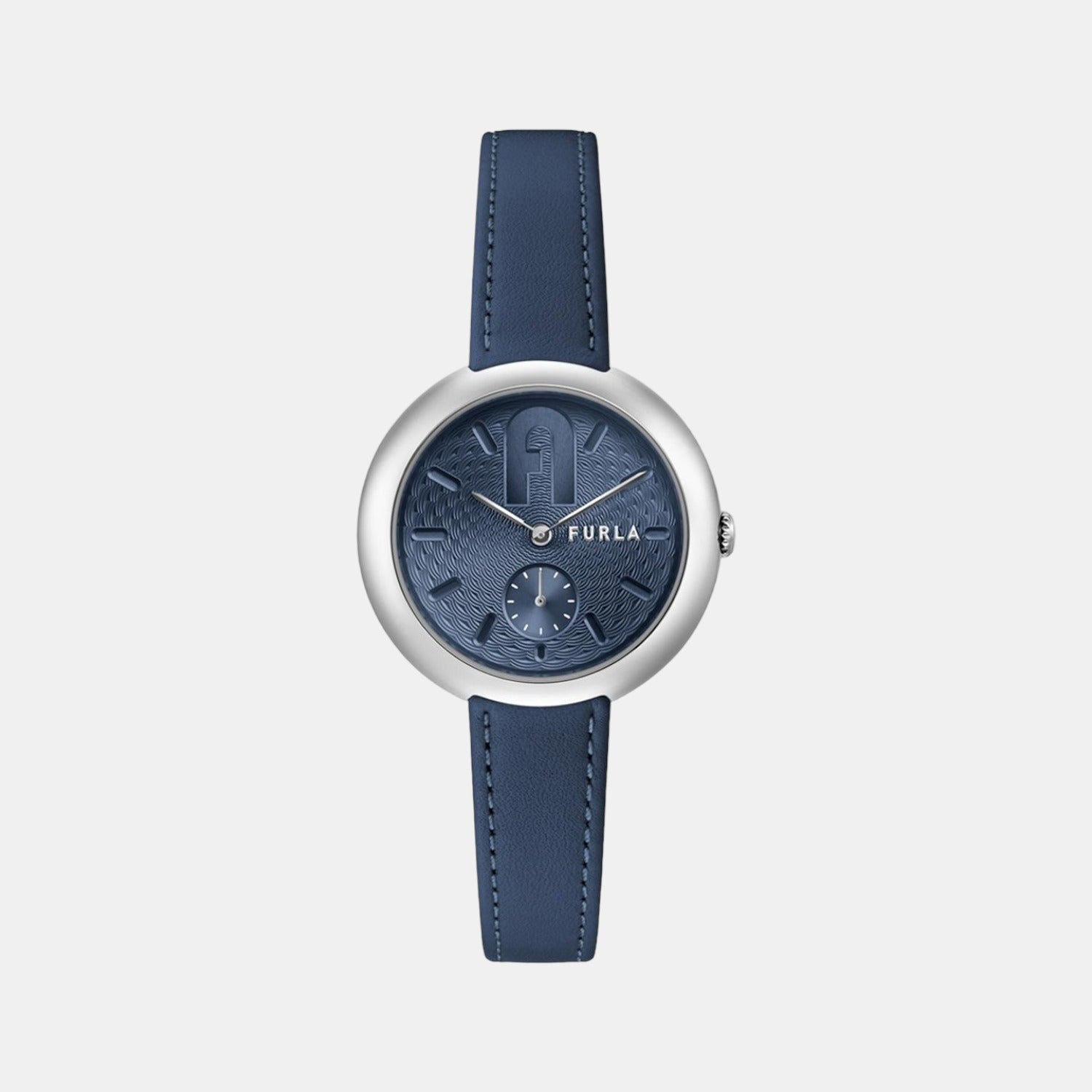 Furla Heritage Women Quartz Silver Dial Analog Leather Watch WW00013002L1