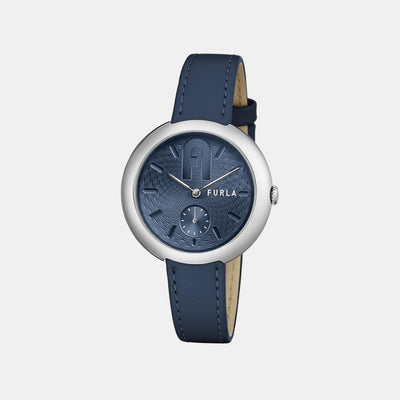 Furla Heritage Women Quartz Silver Dial Analog Leather Watch WW00013002L1