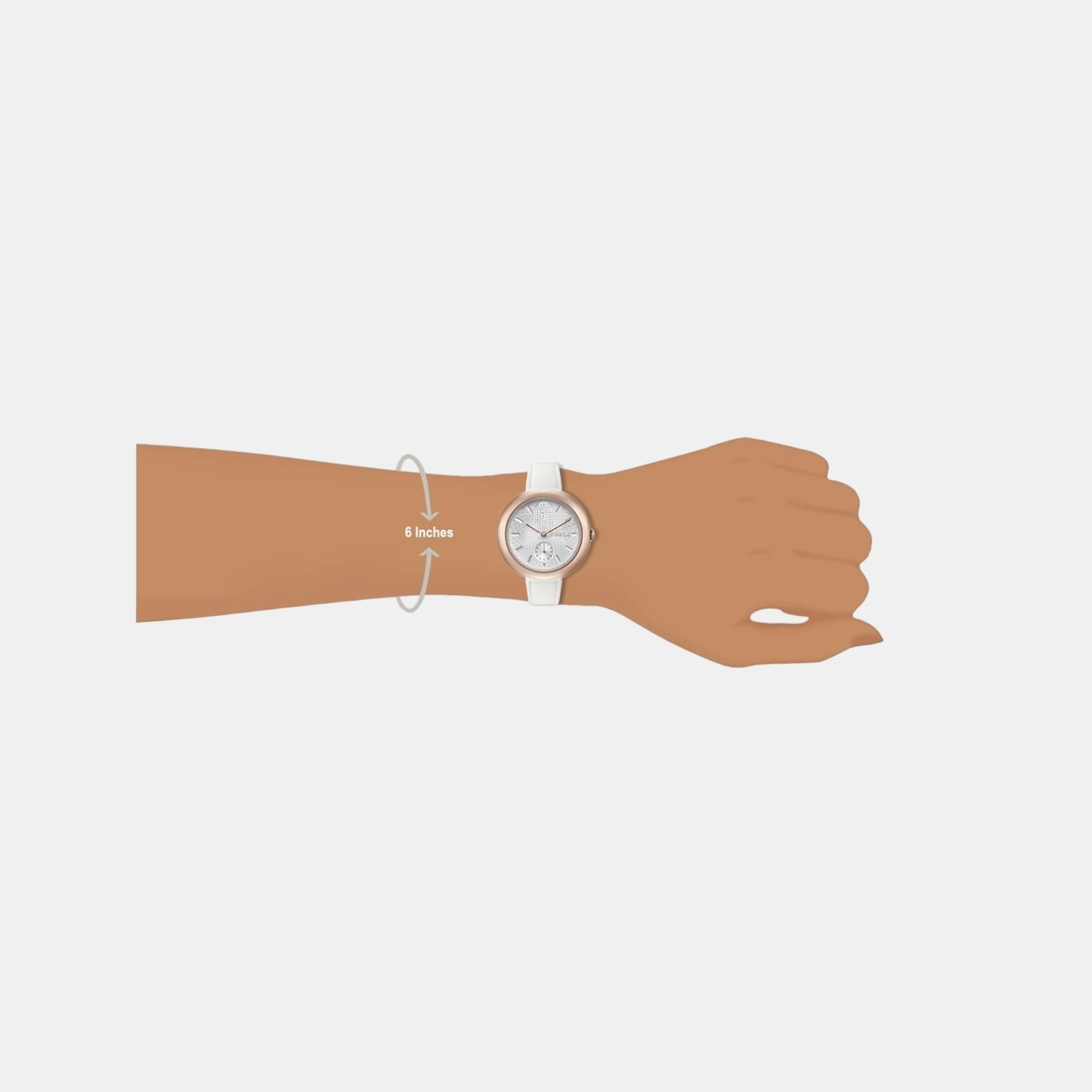 Furla Heritage Women Quartz Silver Dial Analog Leather Watch WW00013004L3