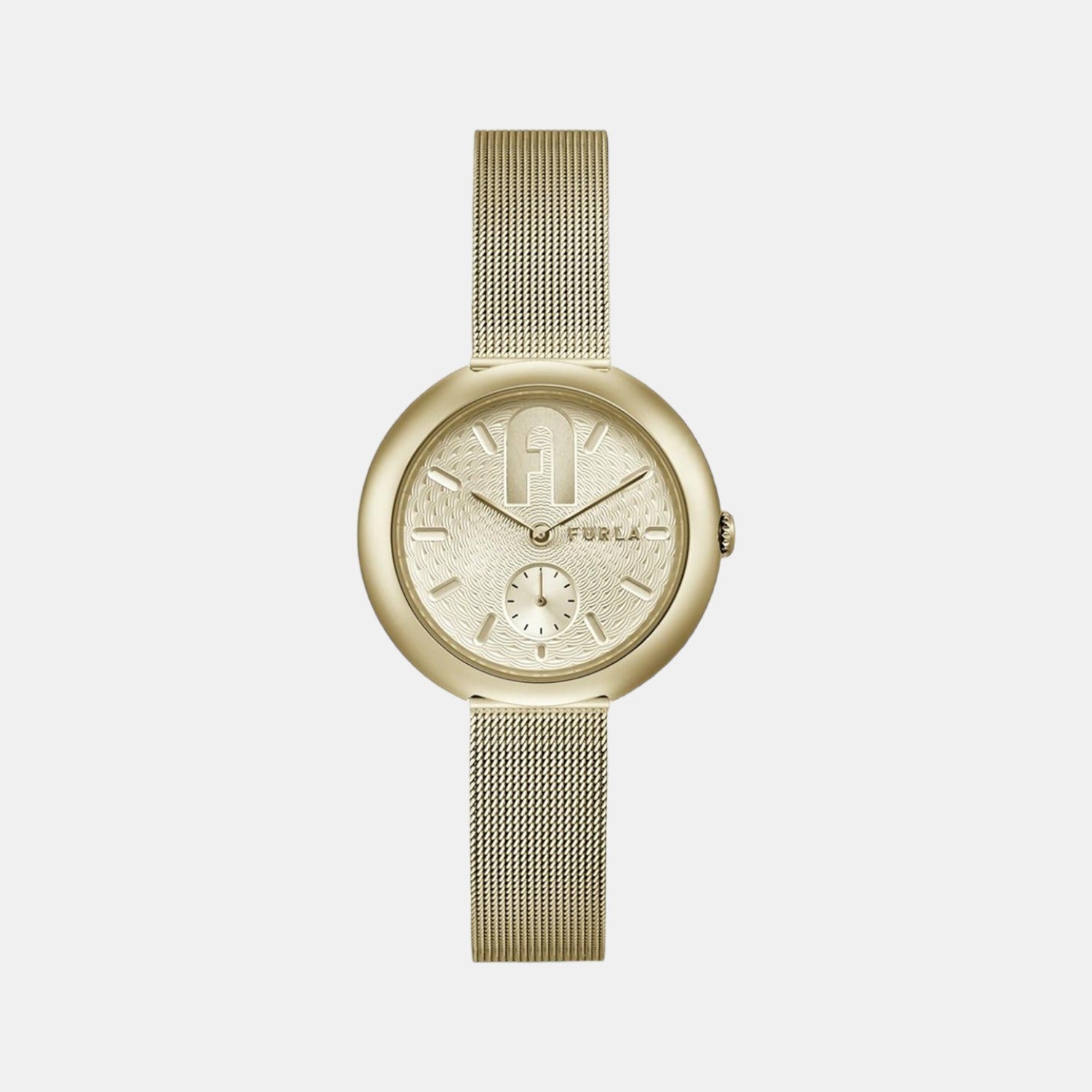 Furla Heritage Women Quartz Gold Dial Analog Stainless Steel Watch WW00013006L2