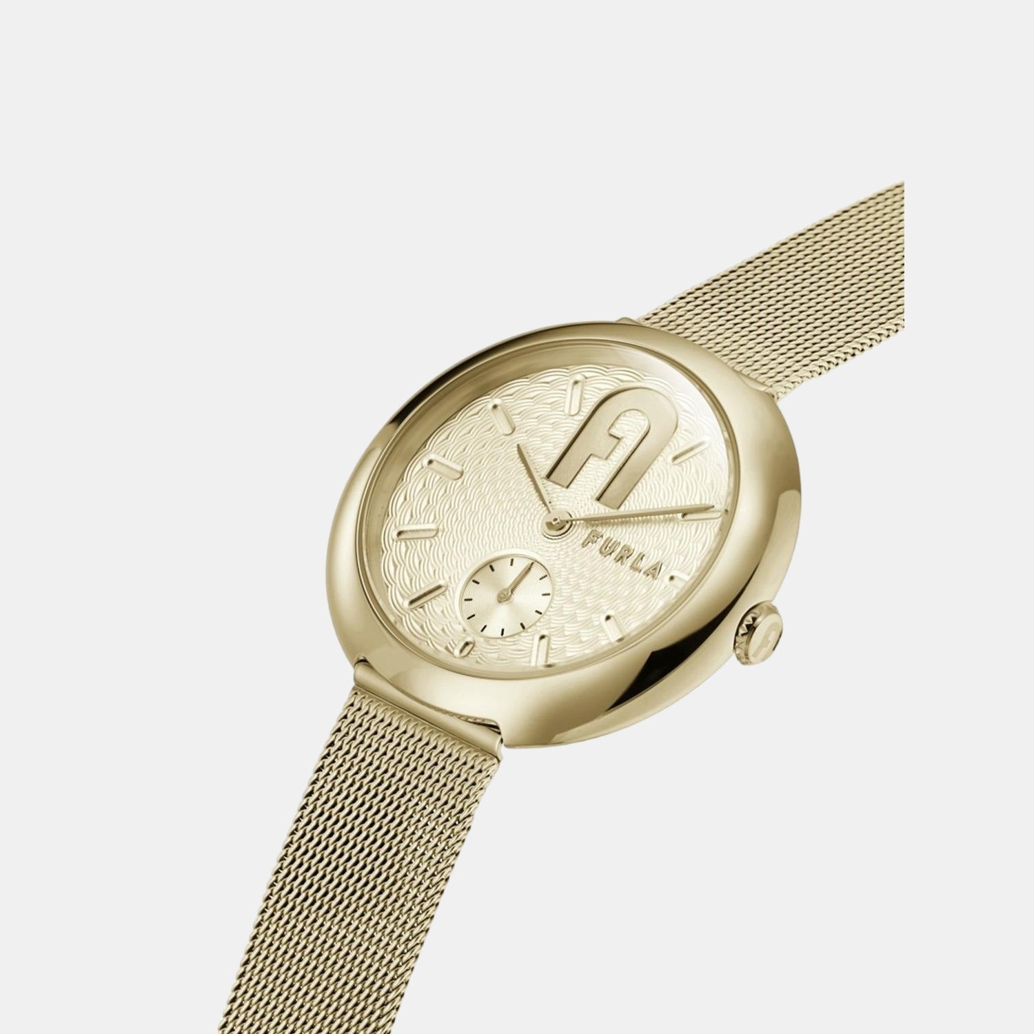 Furla Heritage Women Quartz Gold Dial Analog Stainless Steel Watch WW00013006L2