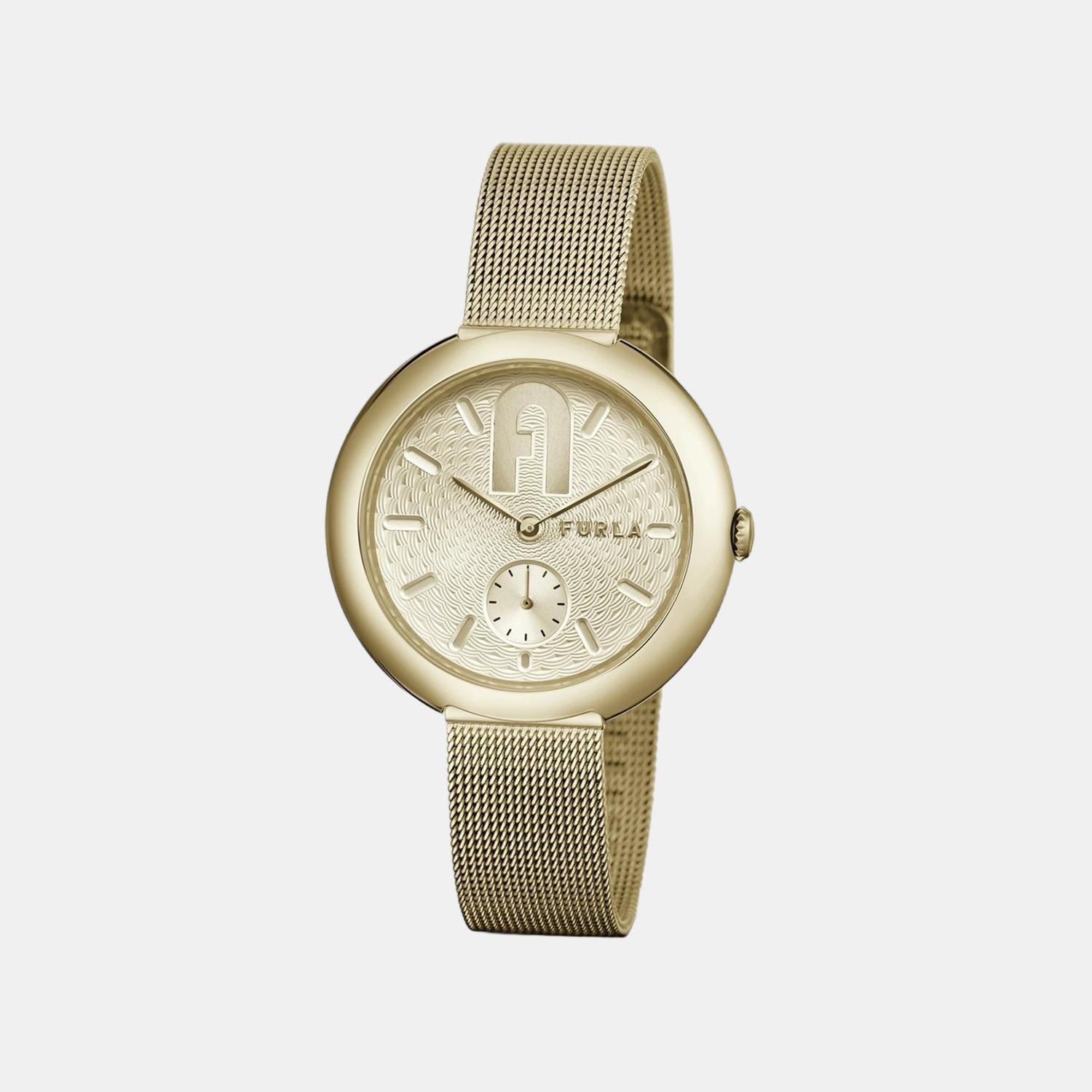 Furla Heritage Women Quartz Gold Dial Analog Stainless Steel Watch WW00013006L2