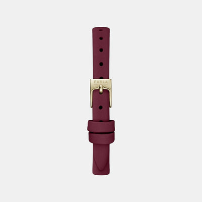 Furla Glamour Chic Women Quartz Silver Dial Analog Leather Watch WW00018003L2
