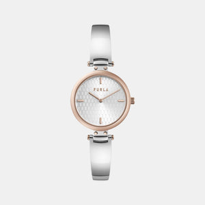 Furla Glamour Chic Women Quartz Silver Dial Analog Stainless Steel Watch WW00018005L5
