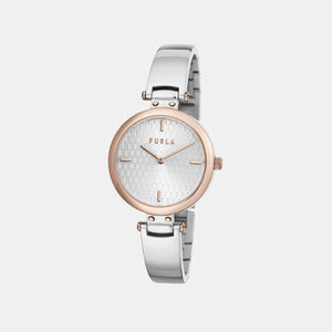 Furla Glamour Chic Women Quartz Silver Dial Analog Stainless Steel Watch WW00018005L5