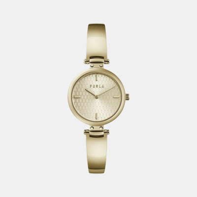 Furla Glamour Chic Women Quartz Rose Gold Dial Analog Stainless Steel Watch WW00018006L2