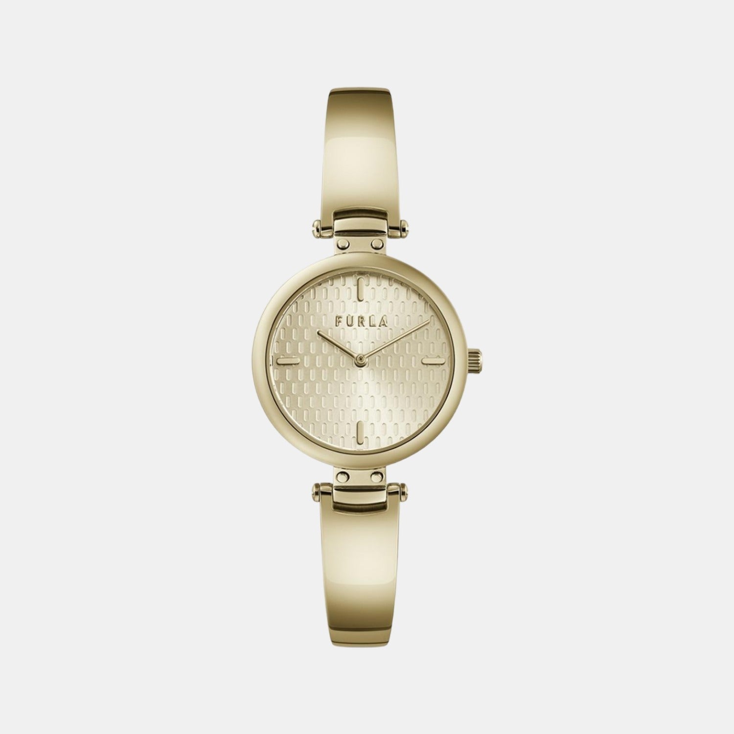 Furla Glamour Chic Women Quartz Rose Gold Dial Analog Stainless Steel Watch WW00018006L2