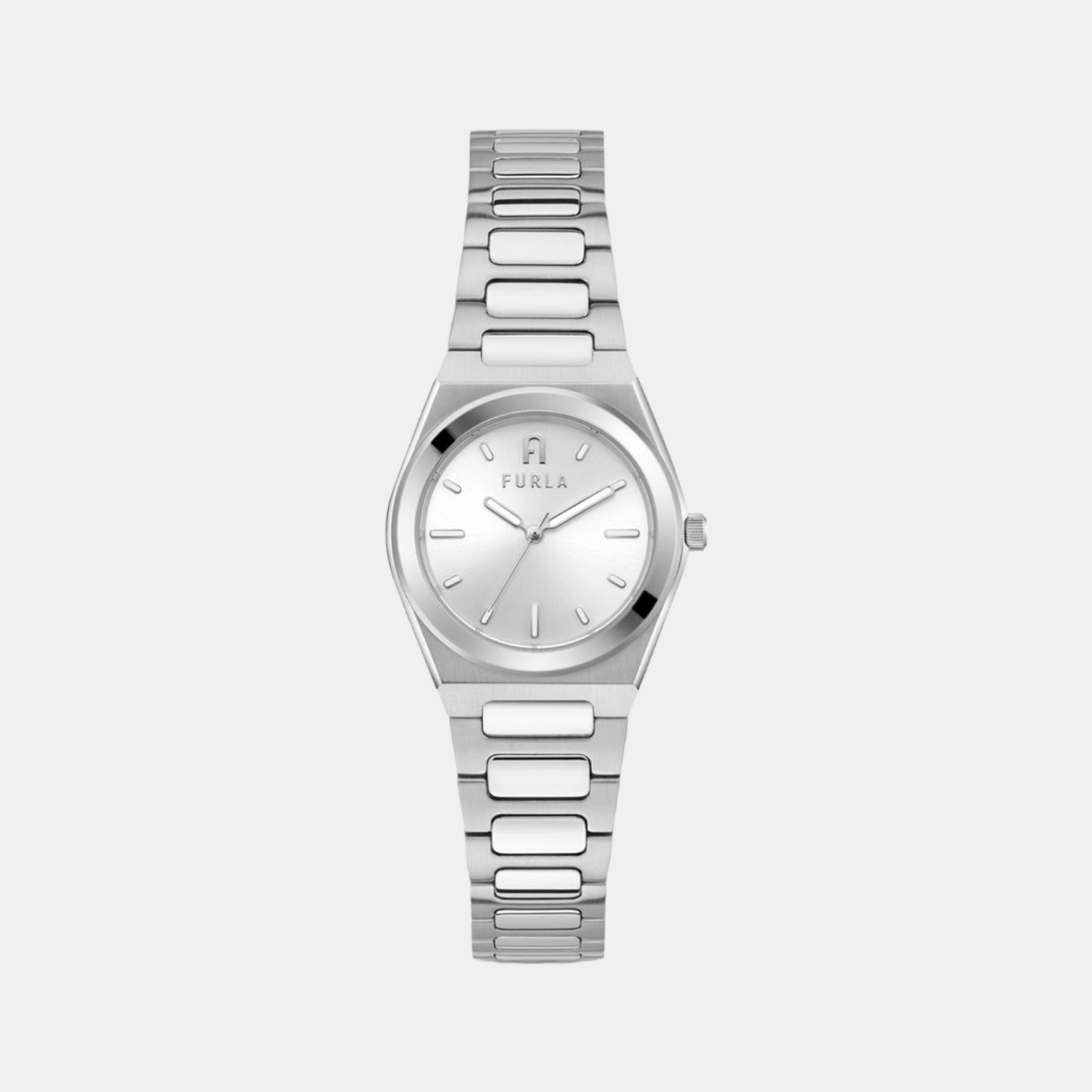 Furla Athleisure Women Quartz Silver Dial Analog Stainless Steel Watch WW00020010L1
