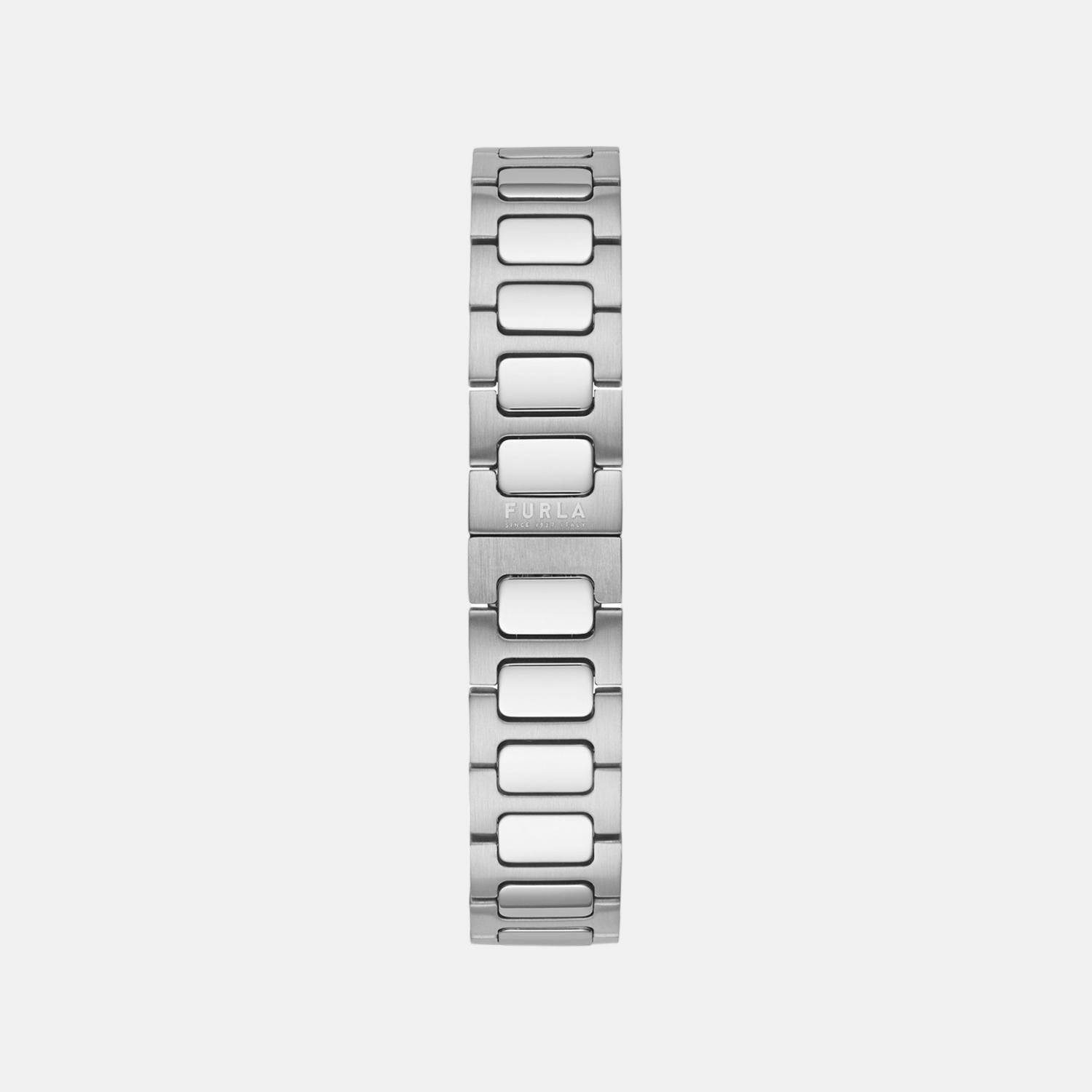 Furla Athleisure Women Quartz Silver Dial Analog Stainless Steel Watch WW00020010L1