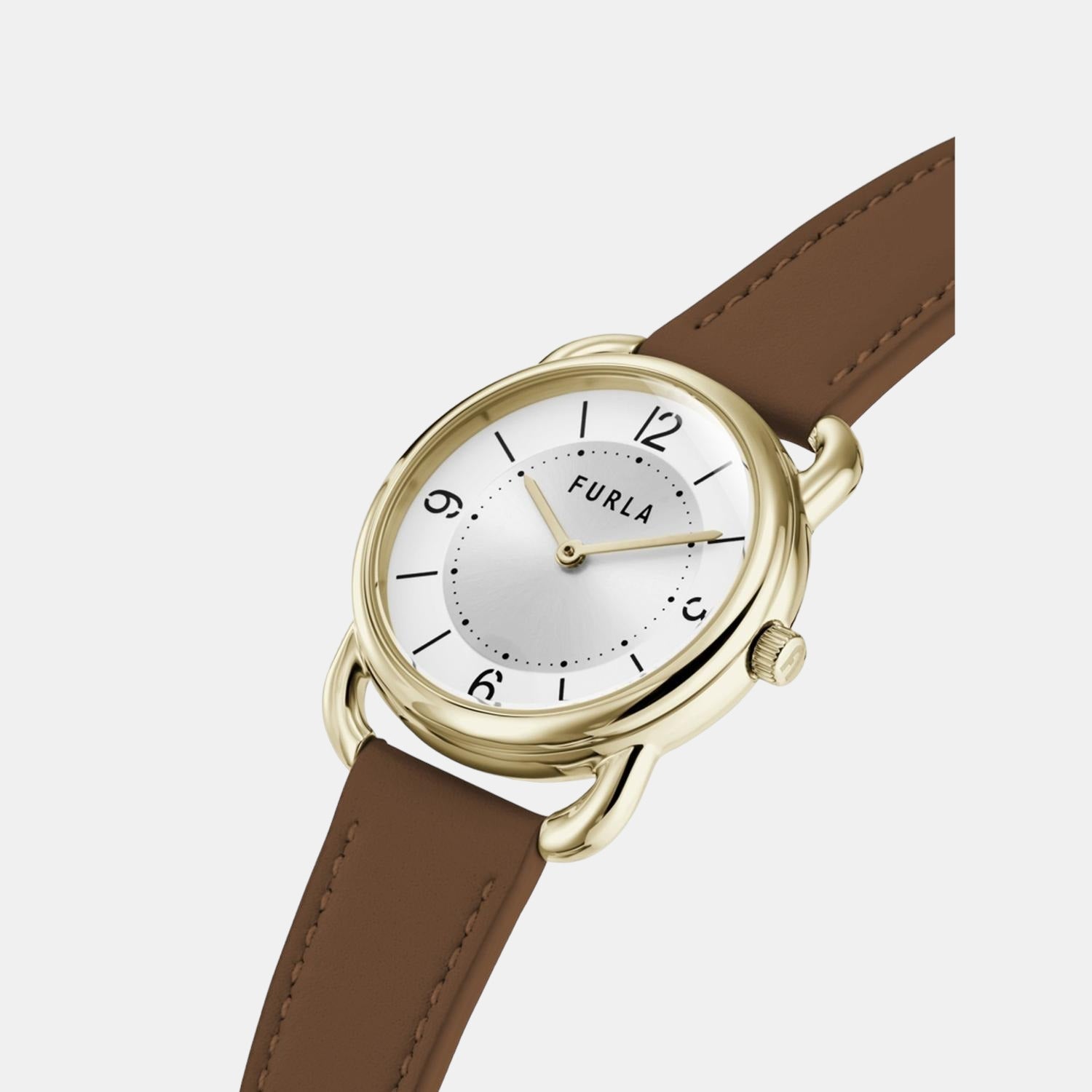 Furla Heritage Women Quartz Silver Dial Analog Leather Watch WW00021001L2