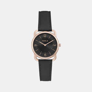 Furla Heritage Women Quartz Black Dial Analog Leather Watch WW00021013L3