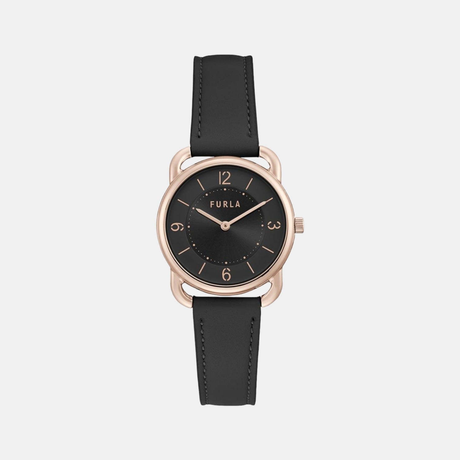 Furla Heritage Women Quartz Black Dial Analog Leather Watch WW00021013L3