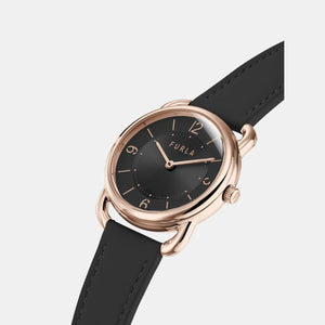 Furla Heritage Women Quartz Black Dial Analog Leather Watch WW00021013L3